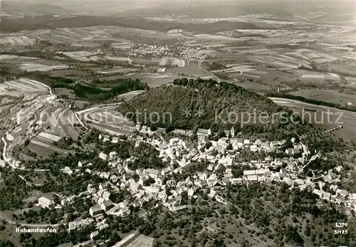 AK / Ansichtskarte Hohenstaufen Fliegeraufnahme Hohenstaufen