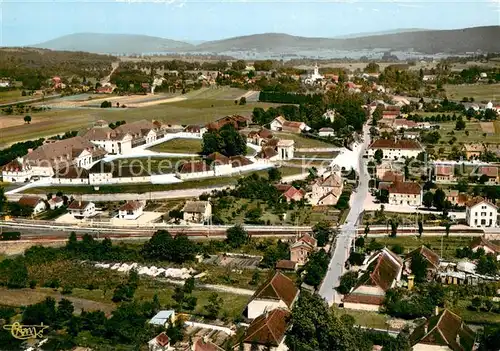 AK / Ansichtskarte Arc et Senans Vue generale aerienne Le Village et les Salines Royales Arc et Senans