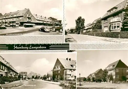 AK / Ansichtskarte Langenhorn_Hamburg Flughafenstr Kielstueck Beim Schaefershof Moorreye Langenhorn Hamburg