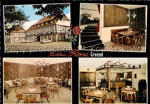AK / Ansichtskarte Greene_Kreiensen Gasthaus Rose Gastraeume Greene Kreiensen