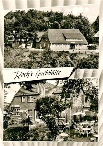 AK / Ansichtskarte Heiligenberg_Homfeld Kochs Gaststaette Terrasse Heiligenberg Homfeld