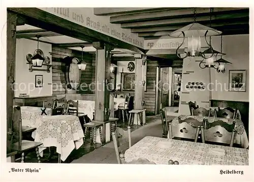 AK / Ansichtskarte Heidelberg_Neckar Gasthaus Vater Rhein Heidelberg Neckar