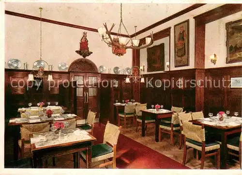 AK / Ansichtskarte Muenchen Schwarzwaelder Naturweinhaus Gaststube Muenchen