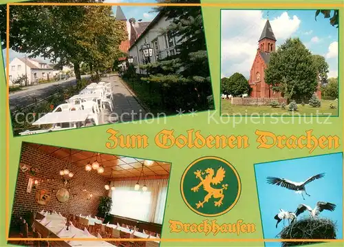 AK / Ansichtskarte Drachhausen Restaurant zum Goldenen Drachen Drachhausen