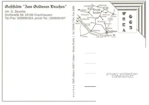 AK / Ansichtskarte Drachhausen Restaurant zum Goldenen Drachen Drachhausen