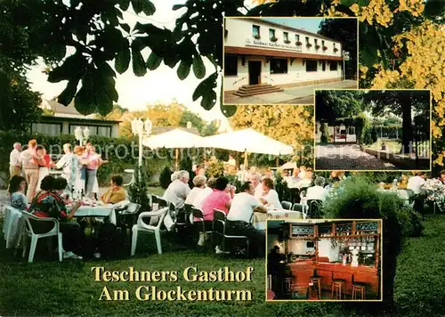 AK / Ansichtskarte Elsterwerda Teschners Gasthof am Glockenturm Elsterwerda