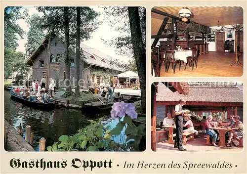 AK / Ansichtskarte Lehde Gasthaus Oppott Lehde