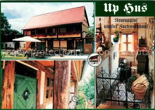 AK / Ansichtskarte Neuruppin Hotel Restaurant Up Hus Neuruppin