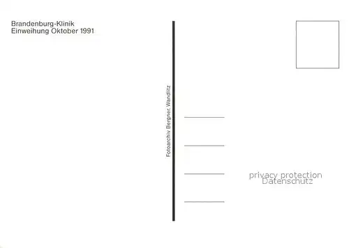 AK / Ansichtskarte Bernau_Berlin Brandenburg Klinik Fontaene Bernau Berlin