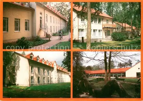 AK / Ansichtskarte Bernau_Berlin Brandenburgklinik Bettenhaus Einzelhaeuser Kurhaus Waldsiedlung ehemals Wohnort Mitglieder Politbuero Bernau Berlin