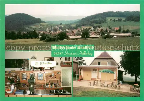 AK / Ansichtskarte Steinbach_Hallenberg Waldschaenke Knuellfeld Panorama Steinbach_Hallenberg