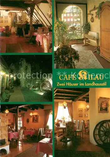 AK / Ansichtskarte Cottbus Cafe Rilau Haeuser im Landhausstil Cottbus