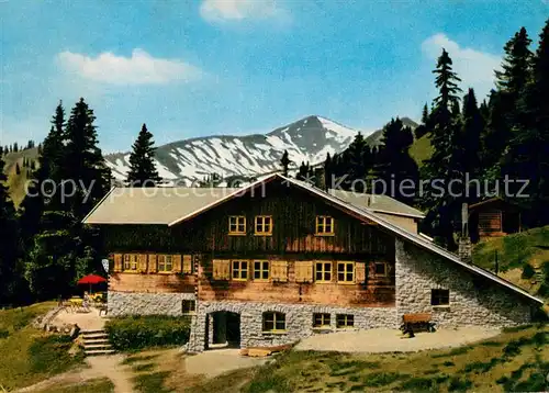 AK / Ansichtskarte Bolsterlang Berghaus Schwaben am Ochsenkopf Riedbergerhorn Allgaeuer Alpen Bolsterlang