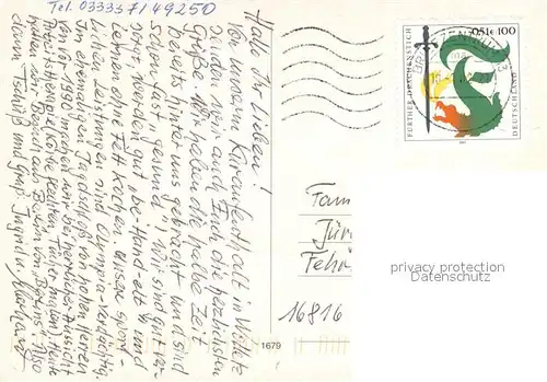 AK / Ansichtskarte Wolletz Fachklinik Wolletzsee Wolletz