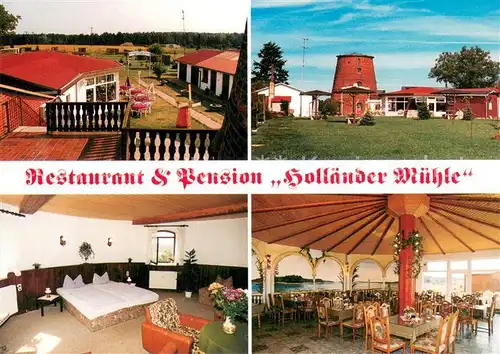 AK / Ansichtskarte Rheinsberg Restaurant Pension Hollaender Muehle Rheinsberg
