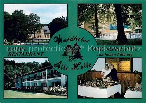AK / Ansichtskarte Reetzerhuetten Waldhotel Alte Hoelle Hotel Restaurant Tagungsstaette Reetzerhuetten