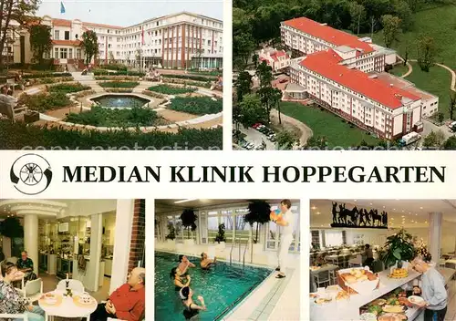 AK / Ansichtskarte Hoppegarten Median Klinik Rehaklinik Restaurant Hallenbad Hoppegarten