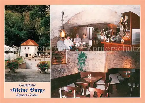 AK / Ansichtskarte Oybin Gaststaette Kleine Burg Historische Moenchsgaststaette Oybin