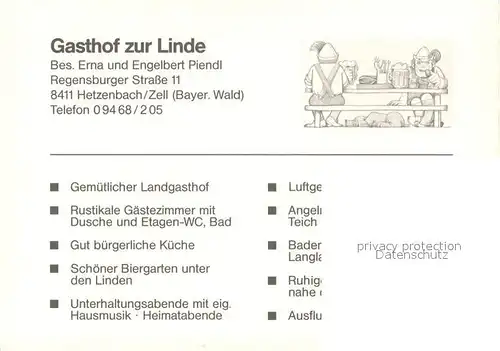 AK / Ansichtskarte Hetzenbach Gasthof zur Linde Hetzenbach