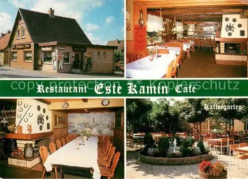 AK / Ansichtskarte Cranz_Elbe Restaurant Este Kamin Kaffeegarten Cranz_Elbe