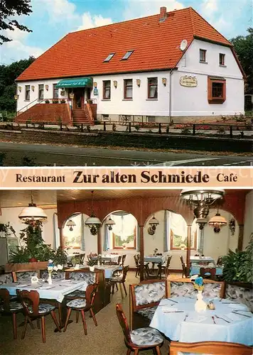 AK / Ansichtskarte Dersenow Restaurant Cafe Zur alten Schmiede Dersenow