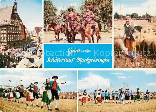 AK / Ansichtskarte Markgroeningen Schaeferlauf Tradition Markgroeningen