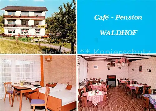 AK / Ansichtskarte Mummenroth Cafe Pension Waldhof 