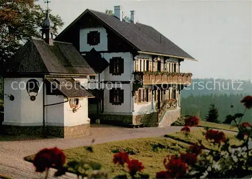 AK / Ansichtskarte Thiergarten_Regensburg "Die Huette" Kapelle 