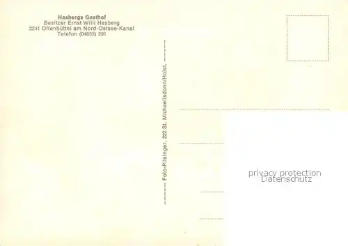 AK / Ansichtskarte Offenbuettel Hasbergs Gasthof Restaurant Offenbuettel