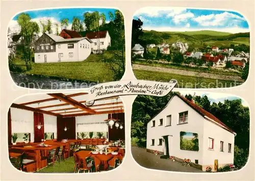 AK / Ansichtskarte Limbach_Westerwald Restaurant Pension Cafe Limbacher Muehle Panorama Limbach_Westerwald