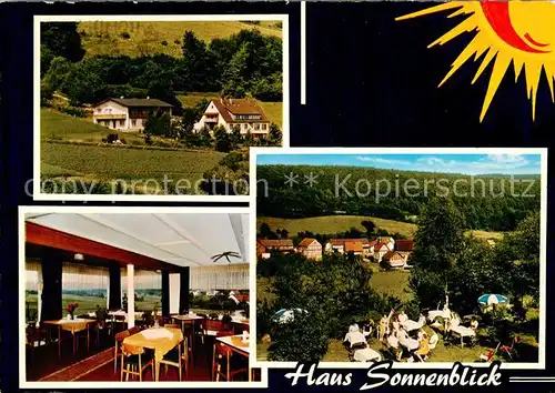AK / Ansichtskarte Reddingshausen Pension Cafe Speisehaus Haus Sonnenblick Garten Reddingshausen