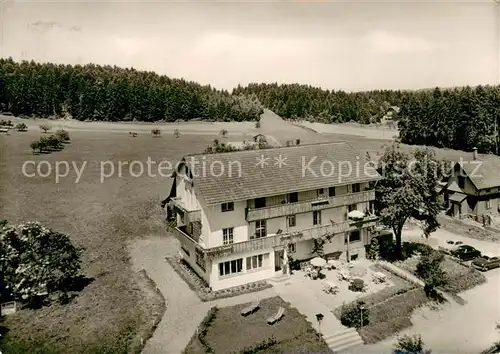 AK / Ansichtskarte Lauterbad Berghof Gaststaette Pension Fliegeraufnahme Lauterbad