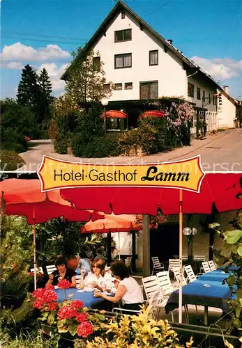 AK / Ansichtskarte Pfaeffingen Hotel Gasthof Lamm Terrasse Pfaeffingen