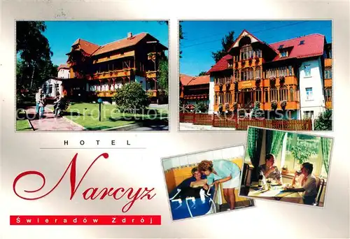 AK / Ansichtskarte Swieradow_Zdroj_Bad_Flinsberg Hotel Narcyz Restaurant Wellness Moorbad Swieradow_Zdroj