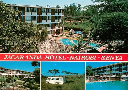 AK / Ansichtskarte Nairobi Jacaranda Hotel Swimming Pool Steppe Nairobi