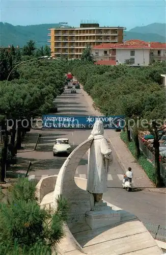AK / Ansichtskarte Montegrotto_Terme Hotel Monaco Statue Montegrotto Terme