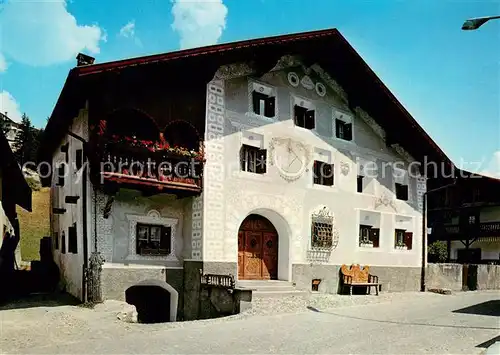 AK / Ansichtskarte Scuol_GR Buendnerhaus Scuol_GR