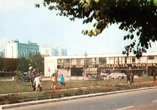 AK / Ansichtskarte Plock Nowy Rynek Marktplatz Plock