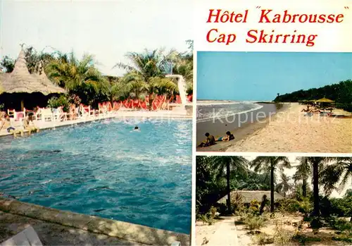 AK / Ansichtskarte Cap_Skirring Hotel Kabrousse Swimming Pool Strand 