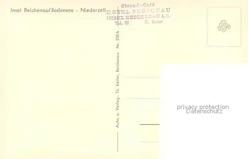 AK / Ansichtskarte Niederzell_Reichenau Ansicht vom Bodensee aus Niederzell Reichenau