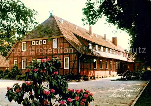 AK / Ansichtskarte Mueden_oertze Gasthaus Pension Zum Bauernwald Mueden oertze