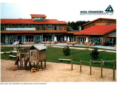 AK / Ansichtskarte Zingst_Ostseebad Neue Straminke Mutter und Kind Kurklinik Spielplatz Kindergarten Zingst_Ostseebad