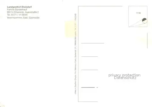 AK / Ansichtskarte Draisdorf_Gloesa Landgasthof  