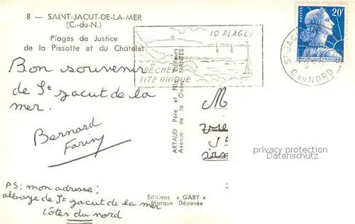 AK / Ansichtskarte Saint Jacut de la Mer Plages de Justice de la Pissotte et du Chatelet Saint Jacut de la Mer