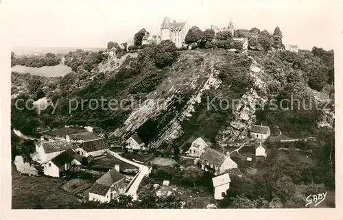 AK / Ansichtskarte Sainte Suzanne_Mayenne Vue generale et Village du Pont neuf Sainte Suzanne Mayenne