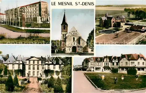 AK / Ansichtskarte Le_Mesnil Saint Denis Le Prventorium LOrphelinat LEglise Le Chateau Place Henri IV Le_Mesnil Saint Denis