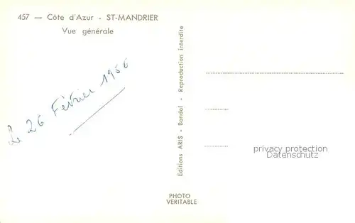 AK / Ansichtskarte Saint Mandrier sur Mer Vue generale Saint Mandrier sur Mer