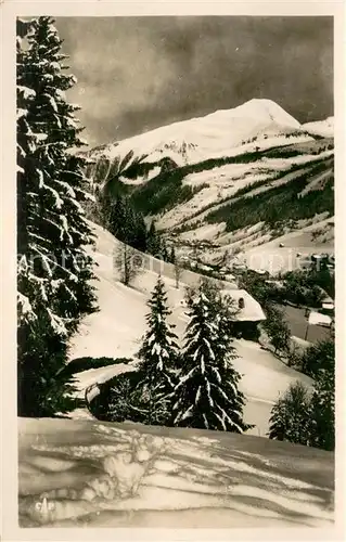 AK / Ansichtskarte Morzine Vue generale et Pointe de Nantaux Morzine