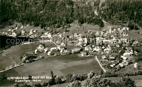 AK / Ansichtskarte Feld_See Alpenseebad Fliegeraufnahme Feld_See