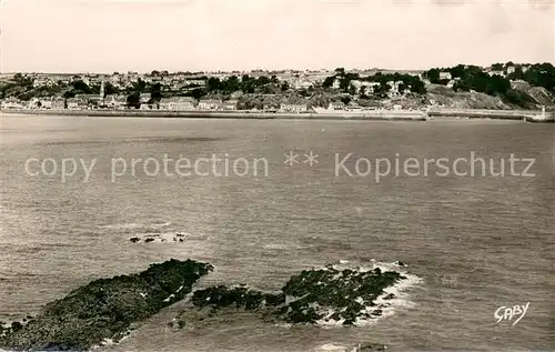 AK / Ansichtskarte Pordic Vue sur Binic prise de la Plage du Vau Madec Pordic